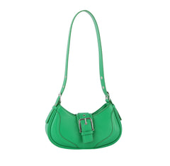 Y2K buckle detailed shoulder bag
