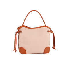 Color block triple compartment bag