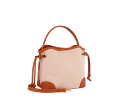 Color block triple compartment bag