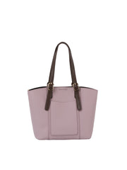 2 in 1 buckled handle tote