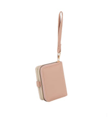Flap lock half wallet