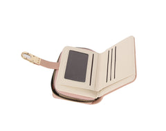 Flap lock half wallet