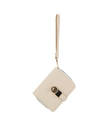 Flap lock half wallet