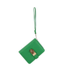 Flap lock half wallet