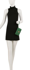 Double compartment wristlet wallet