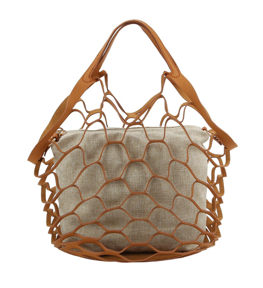 Mesh Beach CLUTCH Handbag Womens Casual Bag Foldable For Beach Picnic Vacation and Shopping