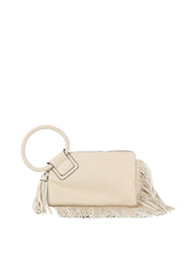 Braided ring handle wristlet