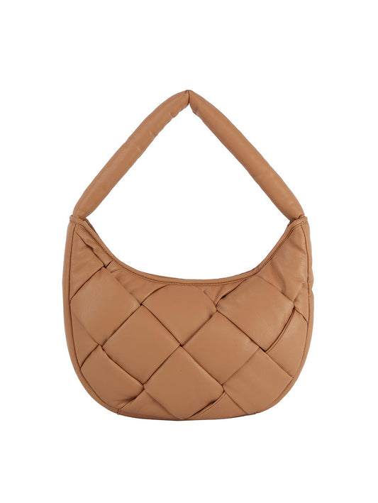 Padded woven shoulder