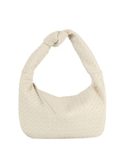 Woven tie handle shoulder