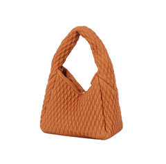 Quilted single handle mini tote