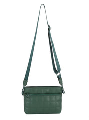 Puffy quilted unisex crossbody