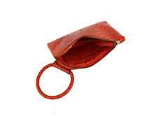 HF  Tassel Accented Embossed Wristlet Clutch  JYV-0374
