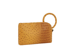 HF  Tassel Accented Embossed Wristlet Clutch  JYV-0374