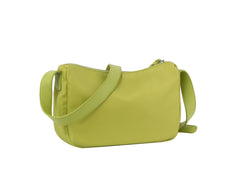 Stitched Nylon messenger crossbody