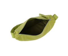 Stitched Nylon messenger crossbody