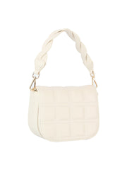 Squared quilted front flap saddle