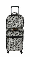 2 in 1 Soft Leather Luggage Traveler Carry on