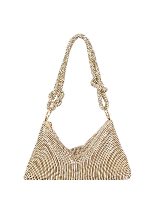 Sparkly Gold Evening Clutch Wedding Bag