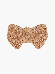 Rhinestone Bow Evening Bag
