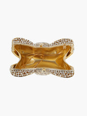 Rhinestone Bow Evening Bag