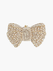 Rhinestone Bow Evening Bag