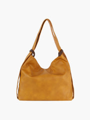 Leather Convertible Backpack Purse Shoulder Bag