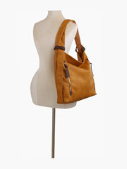 Leather Convertible Backpack Purse Shoulder Bag