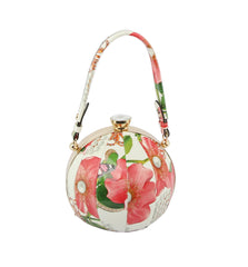 Women Round Wedding Cocktail Handbag Purse