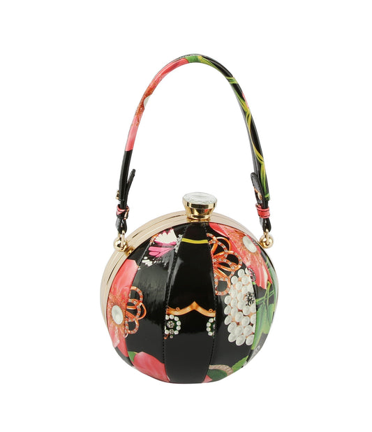 Women Round Wedding Cocktail Handbag Purse