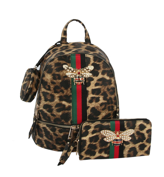 HF Decorative Bee Backpack Set