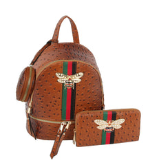 HF Decorative Bee Backpack Set