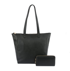 Women Fashion Tote Bag Wallet Set