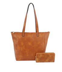 Women Fashion Tote Bag Wallet Set