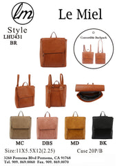 Women Travel Purse Convertible Backpack