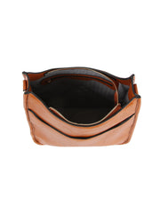 Front Pocket Stylized Strap Shoulder Bag