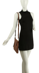 Stylish Crossbody Purse Double Zipper