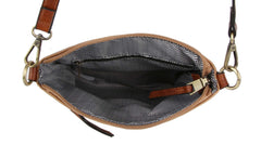 Stylish Crossbody Purse Double Zipper