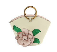 Women Flower Satchel Evening Purse Party Bag