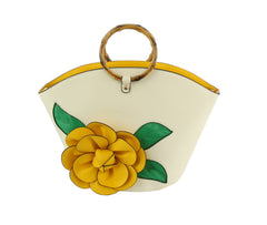 Women Flower Satchel Evening Purse Party Bag