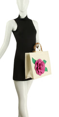 Women Flower Satchel Evening Purse Top Handle