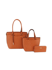 3 in 1 Quilted Work Tote Set