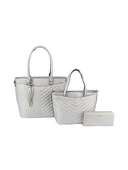 3 in 1 Quilted Work Tote Set
