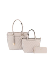 3 in 1 Quilted Work Tote Set