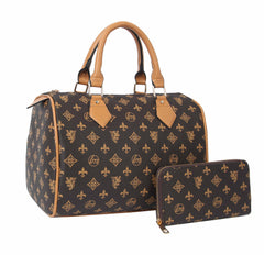 Signature Print Classic Satchel Set