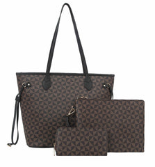 3 in 1 Tote Sets Women Hobe Shpper Handbag