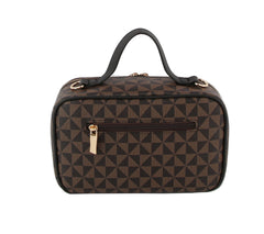 Mini Top Handle Clutch Crossbody Handbag