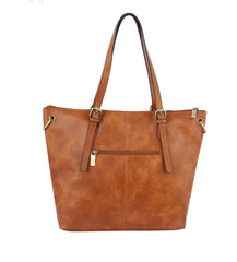 Simple Everyday Tote W/ Multicolor Strap