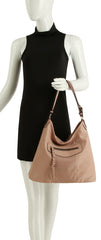 HF Hobo Bag in Soft Leather Shoulder Bag
