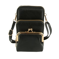 Small Crossbody For Women Double Zip Adjustable Strap Over T