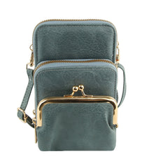 Small Crossbody For Women Double Zip Adjustable Strap Over T